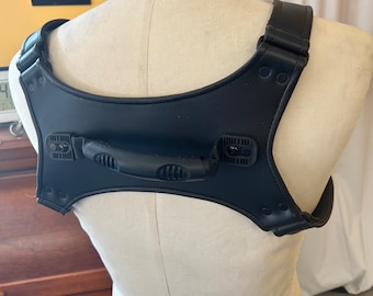 Guide dog harness for pup play (human)