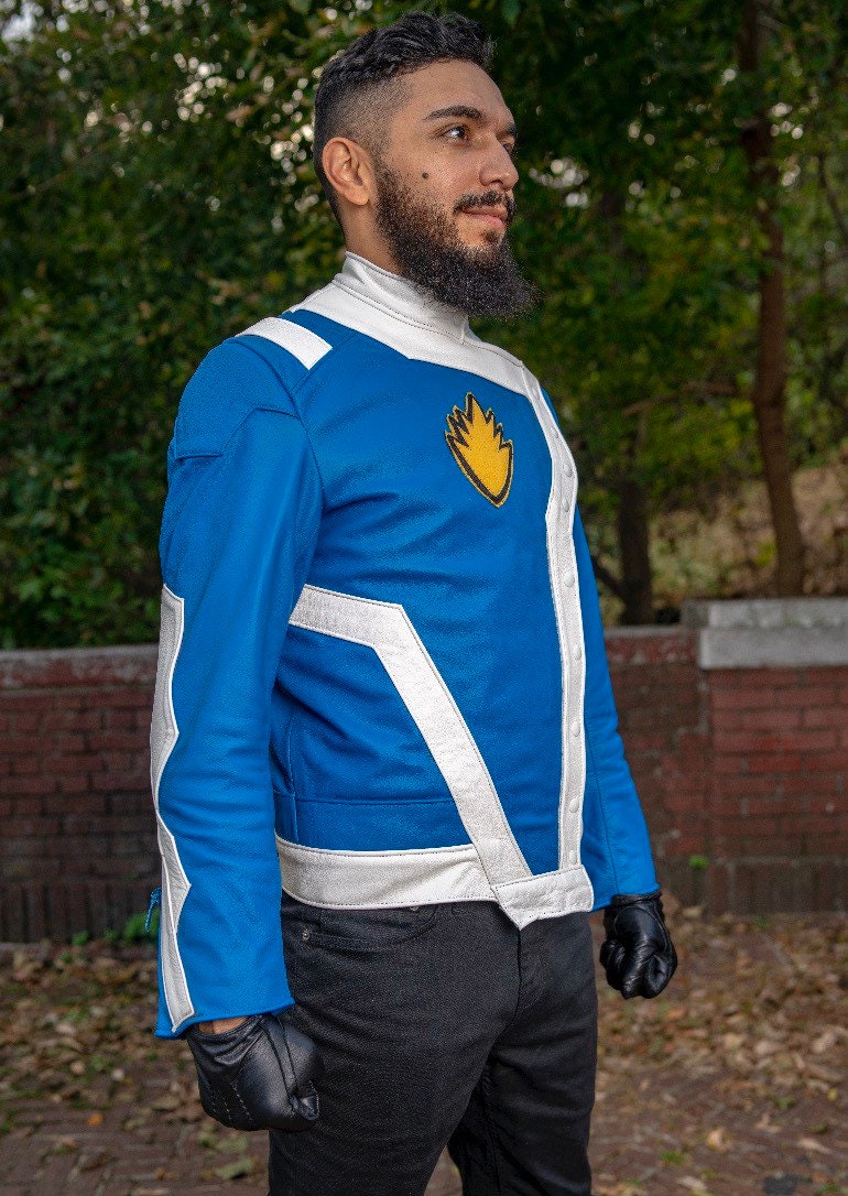 Star Lord Black Real Leather Jacket - Guardian of the Galaxy Volume 2
