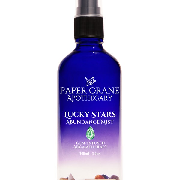 LUCKY STARS (Previously Ka-Ching) – Abundance Mist - Gem-Infused Aromatherapy - Crystal Healing