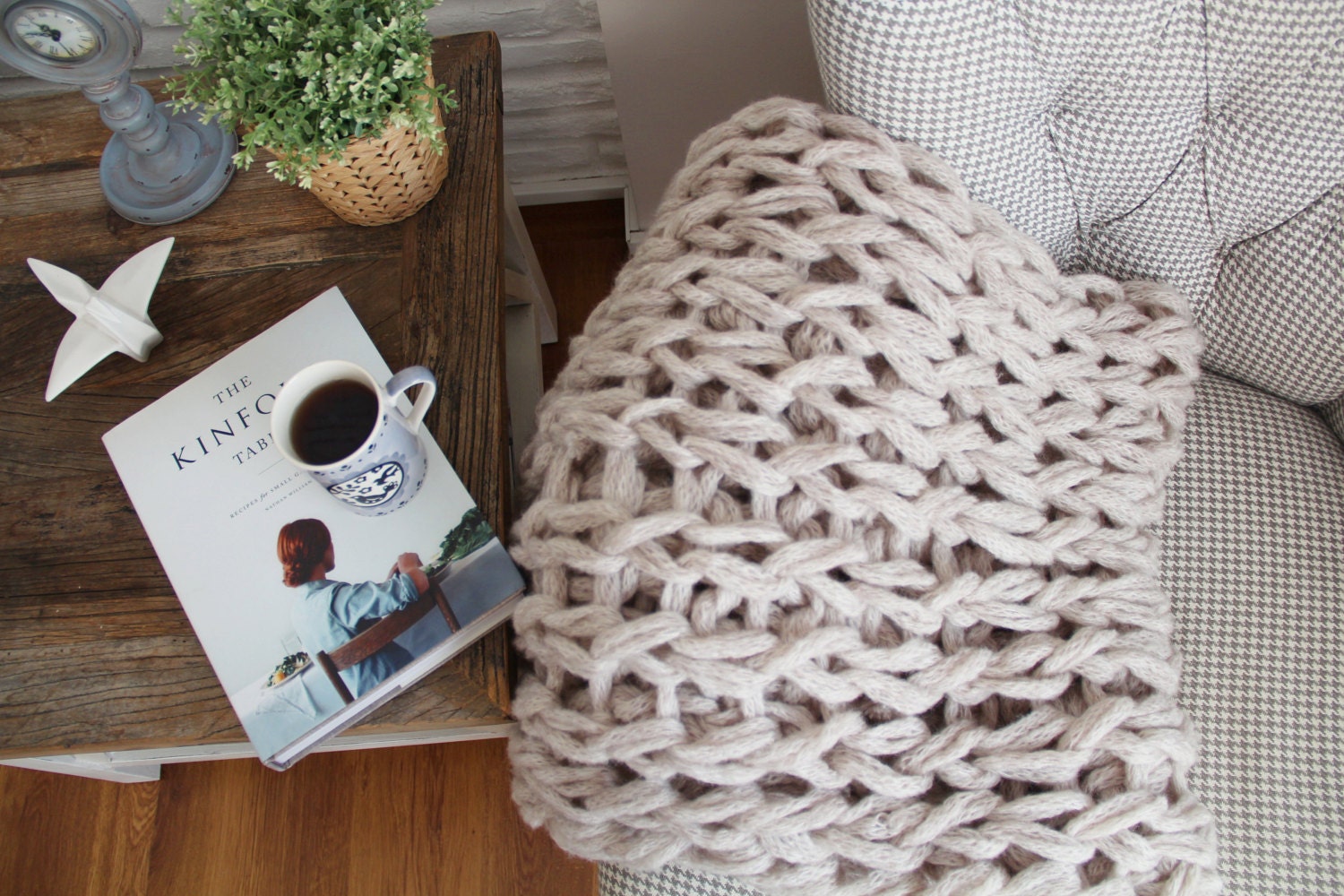 Chunky Knit Blanket Chunky Knit Throw Lap Blanket Hand Etsy Australia