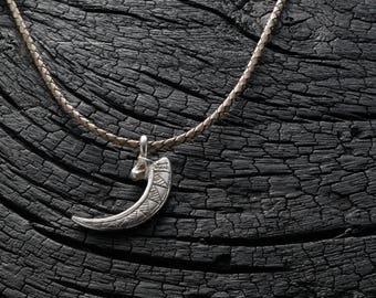 Silver Bald Eagle Talon Pendant