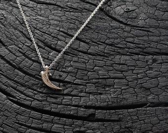 Bronze Fox Claw Pendant