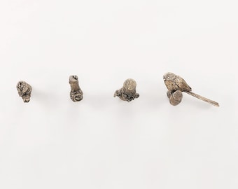 Bronze Bird and Twig Wall Hooks – Nature Inspired Home Decor Set