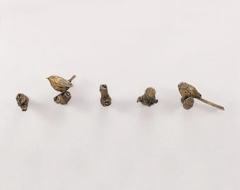 Bronze Bird Wall Sculpture: Nature Inspired Home Decor