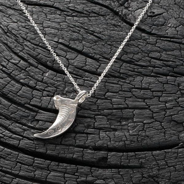 Silver Wolf Claw Pendant