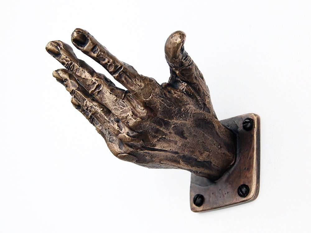 Hand Coat Hook 7 Hands Brass Hand Hooks Brass Wall Hooks
