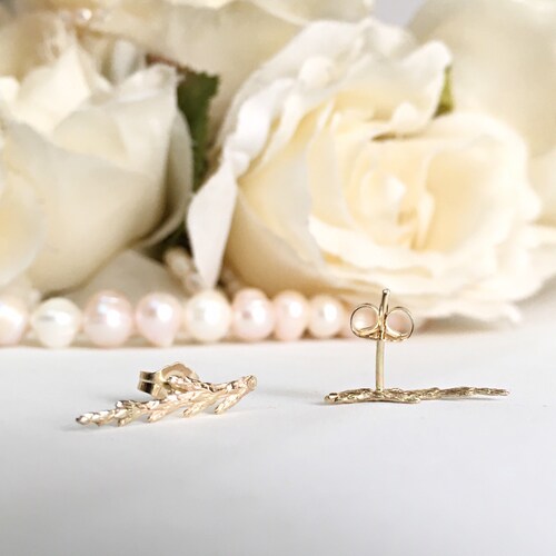 Ear Studs Gold 14K, Stud Earrings Gold 14K, Earrings Studs 14K, Solid Gold Earrings 14K, Earrings For Women, Studs Earrings 14K Gold shops Stud