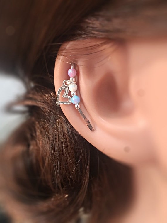 helix earrings sterling silver