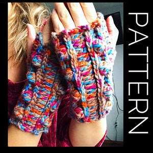 Fingerless gloves PATTERN, Crochet gloves pattern, texting gloves, wrist warmers, fall accessories, crochet