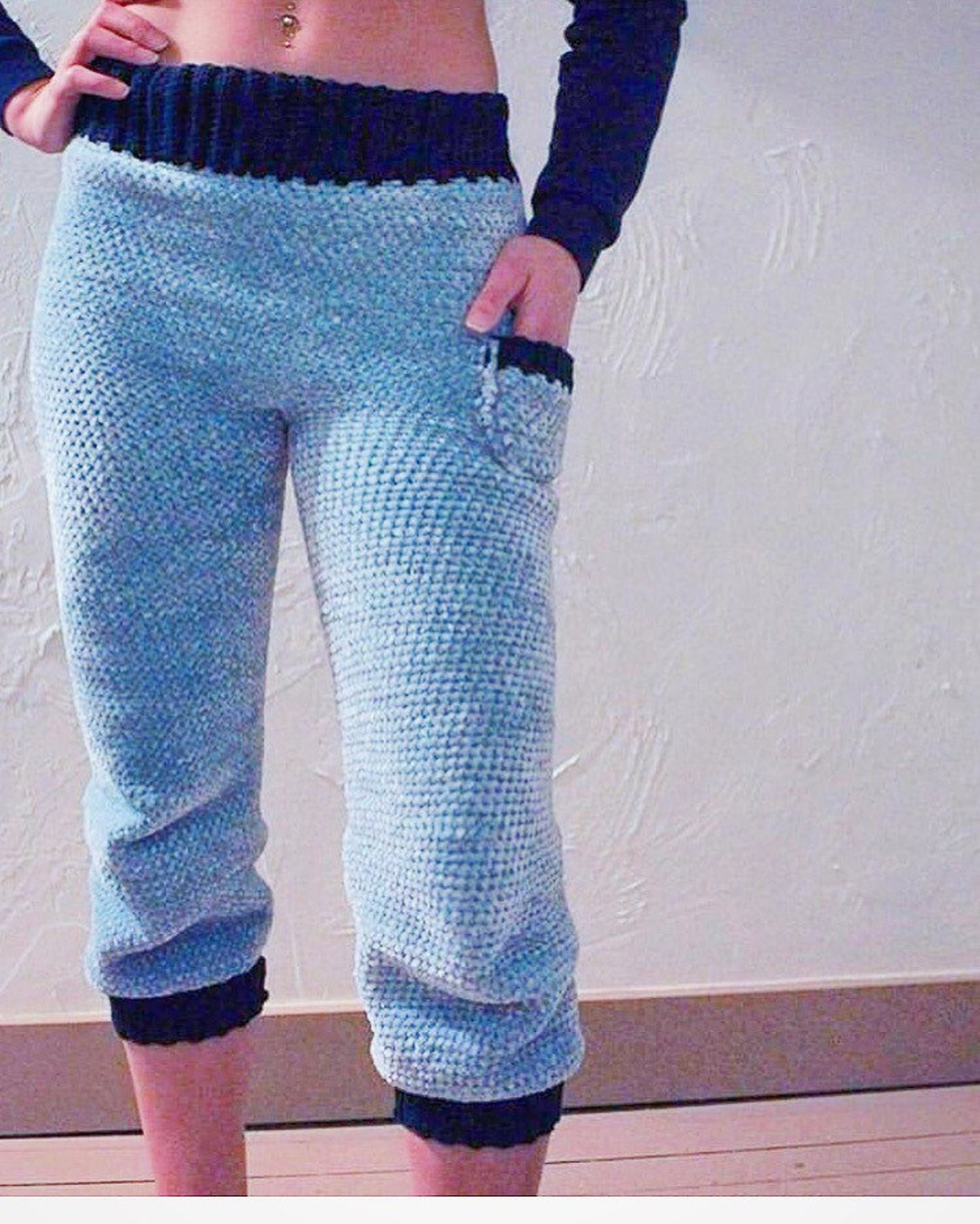 Crochet Joggers PATTERN Joggers Crochet pants Cozy | Etsy