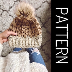 Crochet Beanie Pattern: Back to School Design (PDF Pattern)