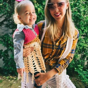 Toddler Crochet Boho Vest Pattern: Sizes 12M-5T (PDF Pattern) image 7