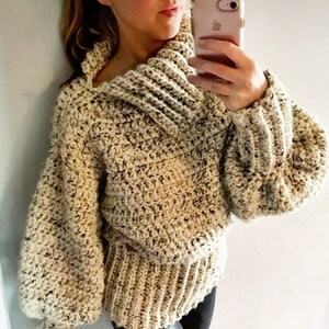Crochet Sweater PATTERN Sweater Pullover Sweater Crochet PDF - Etsy