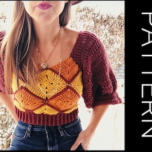 Crochet Sweater PATTERN, Sweater, Pullover Sweater Crochet PDF Pattern, Oversized Sweater, Cold Shoulder Sweater, Off the shoulder sweater