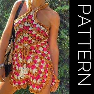 Crochet Dress PATTERN , crochet top pattern Cover up Top Pattern Crochet Dress Crochet Lace Top Crochet Sexy Dress Crochet Beach