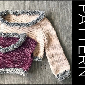 Crochet Sweater PATTERN, Sweater, Pullover Sweater Crochet PDF Pattern, Oversized Sweater, Cold Shoulder Sweater, Off the shoulder sweater