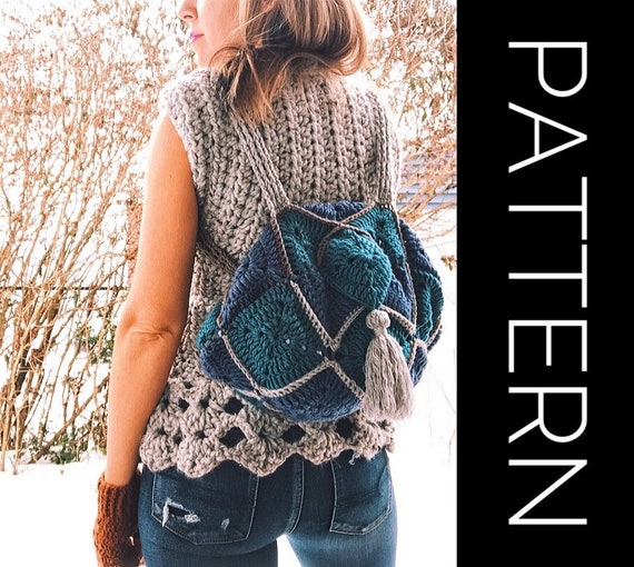 Crochet Backpack Pattern: 'Baby Got Back-pack' PDF (Instant Download)