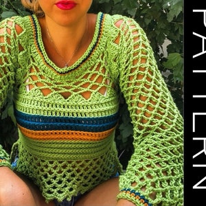 Crochet Sweater PATTERN, Sweater, Pullover Sweater Crochet PDF Pattern, Oversized Sweater, Cold Shoulder Sweater, Off the shoulder sweater