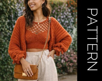 Crochet Sweater Pattern: Women's Oversized Pullover (PDF Pattern)