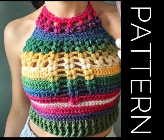 Crochet Bralette Pattern, Crochet Top Pattern Bralette Top Pattern