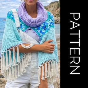 Crochet Shrug Pattern: Lake Vibes Bolero, Oversized Chunky Sweater (PDF Pattern)