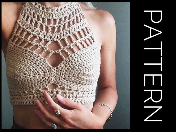 Buy Crochet Bralette PATTERN , Crochet Top Pattern Bralette Top Pattern Crochet  Crop Top Crochet Lace Top Crochet Bikini Top Crochet Bra Online in India 