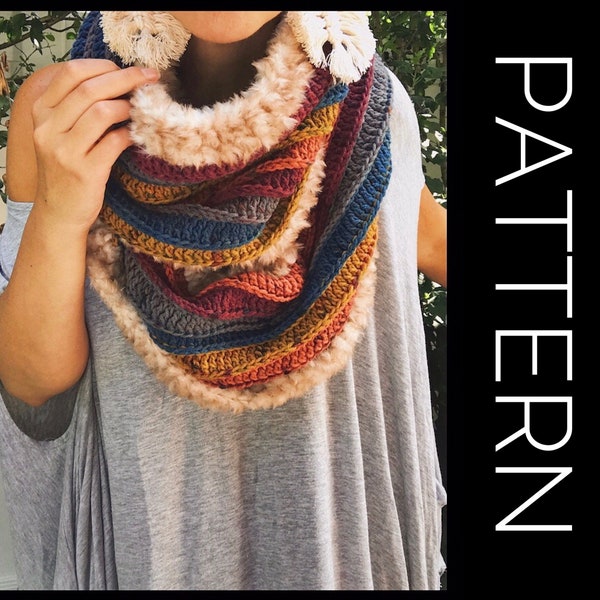 Crochet Pattern for cowl scarf, cowl wrap, Chunky Shawl, Oversized Crochet Scarf, Cowl Scarf pattern, Easy Scarf Pattern, Chunky Cowl