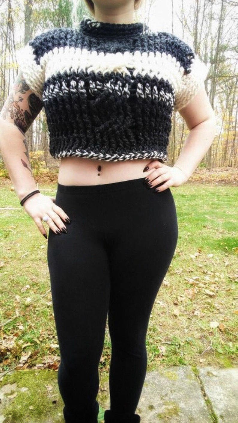 Crochet Sweater, Sweater, Sweater Tee, Crochet Pattern, Oversized Sweater, Crochet Cables, Cold Shoulder Sweater, Off the shoulder sweater image 7