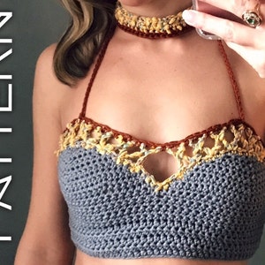 Crochet bralette pattern, crochet top pattern Bralette Top Pattern Crochet Crop Top Crochet Lace Top Crochet Bikini Top Crochet Bra