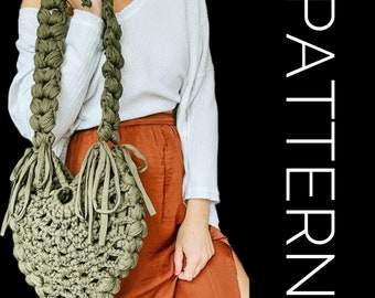 Häkelanleitung: Crossbody Sling Bag, Häkelanleitung (PDF-Datei)