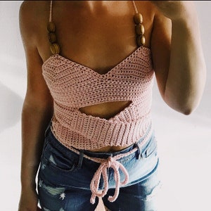 Crochet bralette PATTERN , crochet top pattern Bralette Top Pattern Crochet Crop Top Crochet Lace Top Crochet Bikini Top Crochet Bra