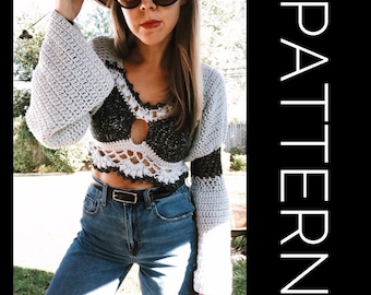 Crochet Sweater PATTERN, Sweater, Pullover Sweater Crochet PDF Pattern, Oversized Sweater, Cold Shoulder Sweater, Off the shoulder sweater