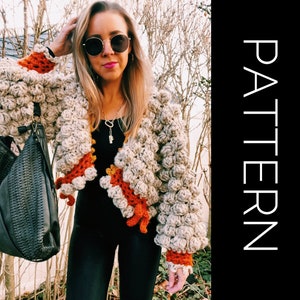 Crochet Teddy Bomber Pattern: Super Bulky Yarn (PDF Pattern)