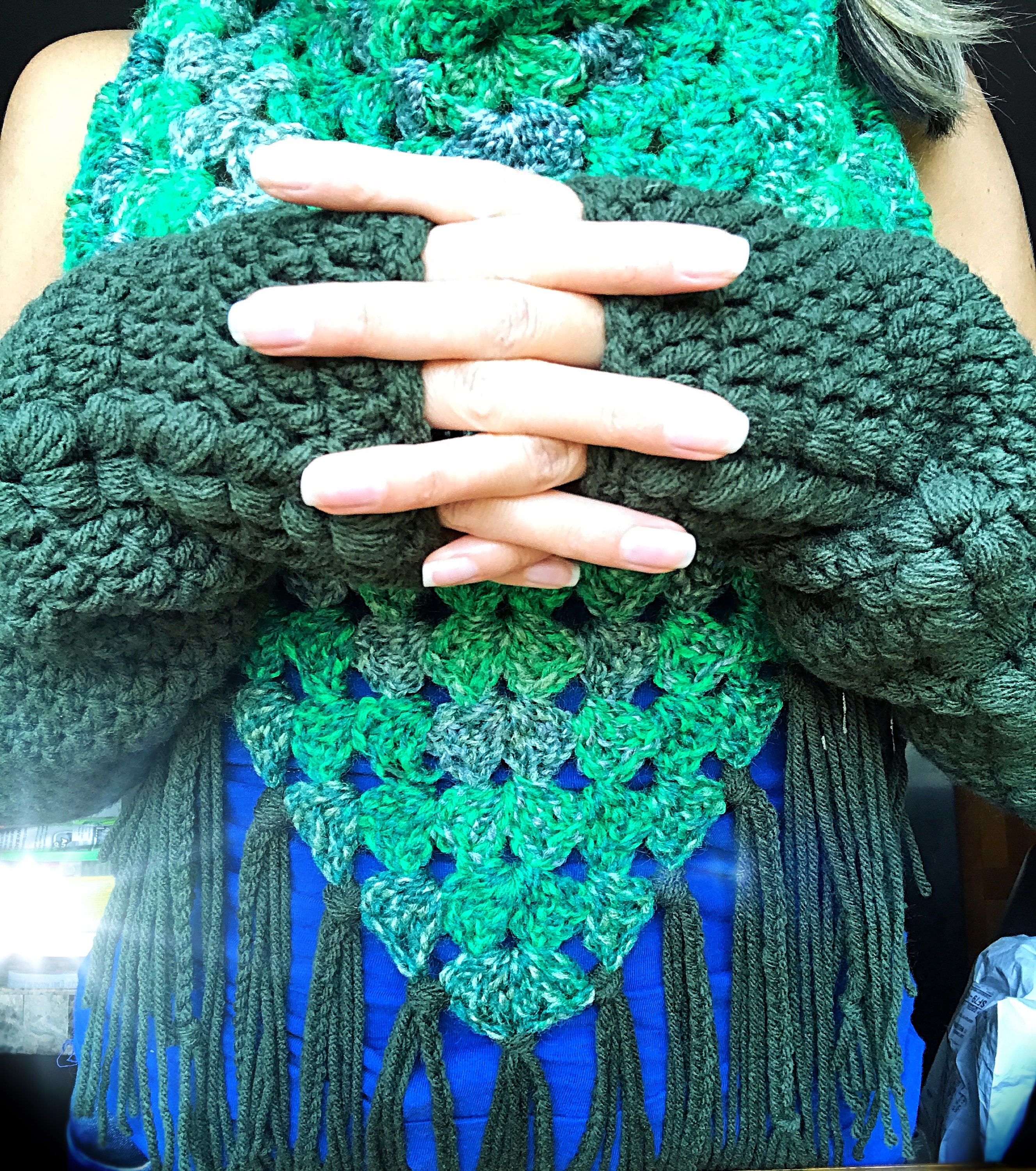patterned arm warmers