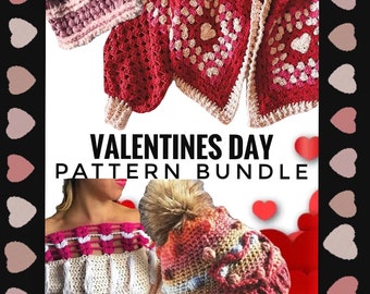 Valentine’s Day Crochet Pattern Bundle