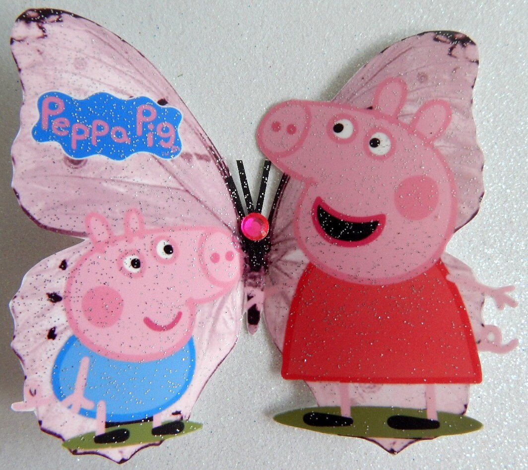 Stocking Filler For Girls Peppa Pig Decor 3d Butterflies George