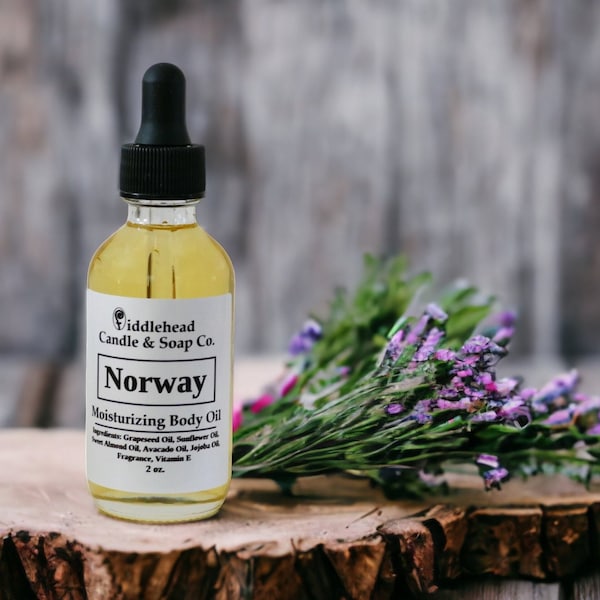 Norway Body Oil, Our Impression Of Laila by Geir Ness, Norway Pavilion, Natural Body Oil, Massage Oil,  Moisturizing Oil, Scented Body Oil,