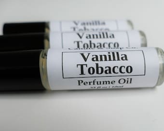 Vanilla Tobacco Perfume Oil-Roll On Perfume Fragrance - Alcohol Free 10 ML