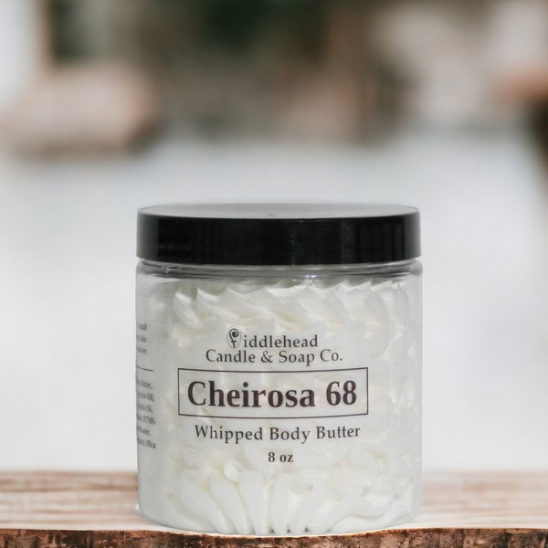 Cheirosa 68' Whipped Body Butter, Sol De Janeiro Type ,Shea & Mango Butter, Moisturizing Body Cream, Hydrating Lotion, Non Greasy