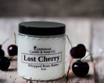 Lost Cherry Whipped Body Butter, Inspired by Tom Ford, Shea & Mango Butter, Moisturizing Body Cream, Hydrating