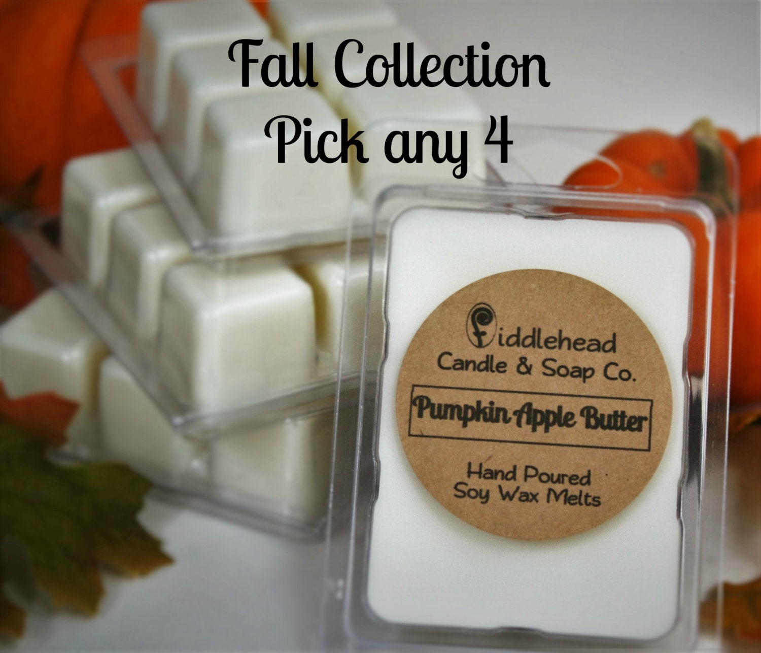 FALL Wax Melts 4 packChoose Your Scents Soy Wax Tarts Soy Etsy