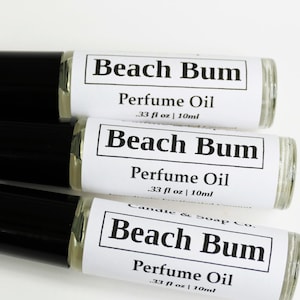 Beach Bum Perfume Oil-Roll On Perfume Fragrance - Alcohol Free 10 ML