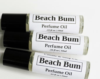 Beach Bum Perfume Oil-Roll On Perfume Fragrance - Alcohol Free 10 ML