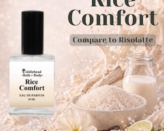 Rice Comfort, Inspired Fragrance, Eau De Parfum, Perfume Oil Roll-On, Gourmand Perfume, Gift, Body Oil