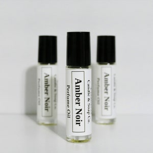 Amber Noir Perfume Oil-Roll On Perfume Fragrance - Alcohol Free 10 ML