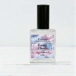 Candy Clouds Perfume, Inspired Fragrance, Cotton Candy,  Eau De Parfum, Perfume Oil Roll-On, Gourmand Perfume, Gift, Body Oil