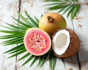 Pink Guava & Coconut Palms Body Butter, Roll On Perfume, Body Oil, EDP, Body Mist, Sugar Scrub, Whipped Soap, Body Cream