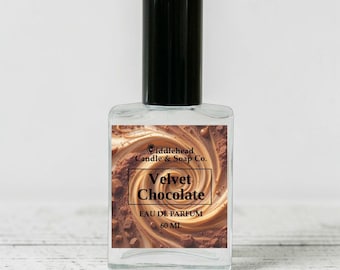 Velvet Chocolate Eau De Parfum, Perfume Oil Roll-On, Gourmand Perfume, Gift, Body Oil