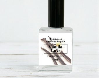 Vanilla Luxe Perfume, Compare to Tihota, Eau De Parfum, Perfume Oil Roll-On, Vanilla, Musk, Gourmand Perfume, Gift, Body Oil