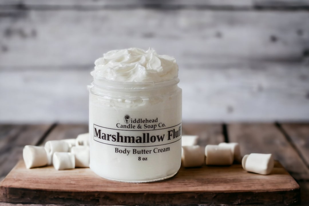 Marshmallow Fluff Body Butter Cream With Shea cocoa Butter, Choose Your